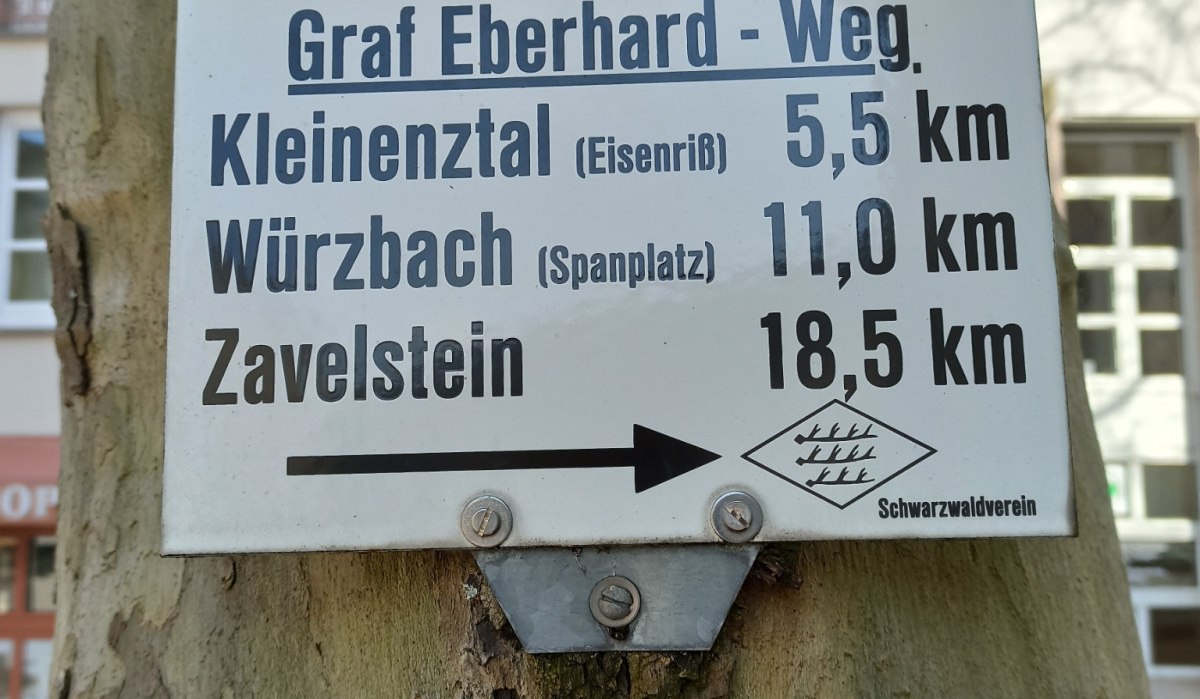 Der Fluchtweg des Grafen begleitet uns fast komplett durch den Tag, &copy; N&ouml;rdlicher Schwarzwald
