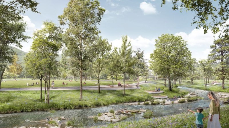 Themenspaziergang zur Gartenschau: Ausgleichsmaßnahmen, © Planorama Berlin