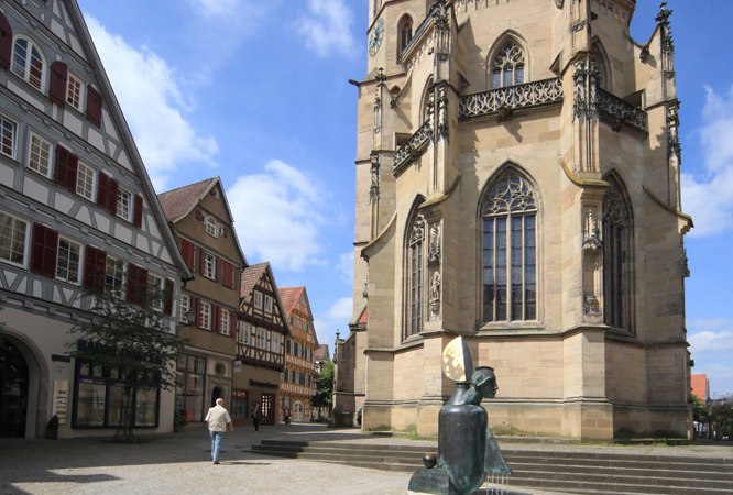Die evangelische Stadtkirche Schorndorf Die evangelische Stadtkirche Schorndorf