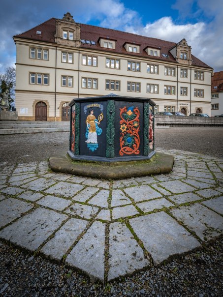 Stiftsbrunnen auf Stiftshof Backnang, &copy; Ren&eacute; Straube