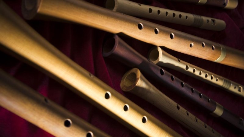 verschiedene Blockflöten liegen nebeneinander, © Städtische Musikschule Esslingen