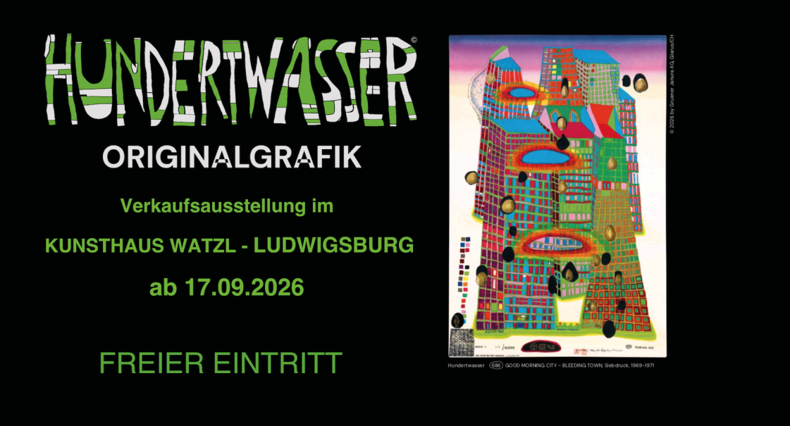 Hundertwasser Grafikausstellung, © Kunsthaus Watzl Hundertwasser Grafikausstellung, © Kunsthaus Watzl