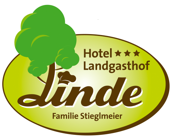 Logo des Hotel Landgasthofs Linde mit einem gr&uuml;nen Baum und dem Schriftzug 'Familie Stieglmeier'., &copy; Landgasthof Linde