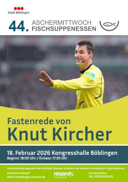 44. Aschermittwoch Fischsuppenessen, © Stadt Böblingen - Amt für Kultur