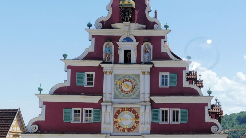 Rathausuhr, &copy; Christine Keinath