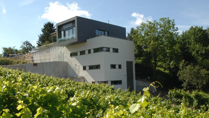 Gravitationskelter, &copy; Weingut Kusterer