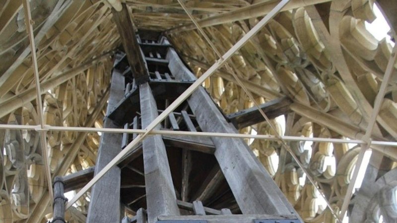 Blick in den Turm der Frauenkirche, © Denkmalschutz