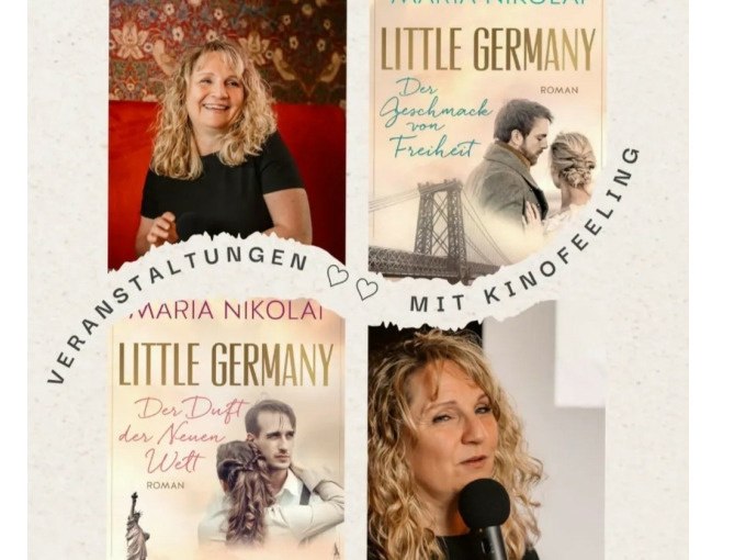 Maria Nikolai: Little Germany - Lesung mit Kinofeeling, © Stadt Waldenbuch Maria Nikolai: Little Germany - Lesung mit Kinofeeling, © Stadt Waldenbuch