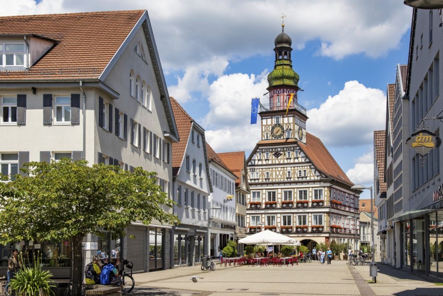 Kirchheim Teck Blick auf Rathaus, © Torsten Wenzler Kirchheim Teck Blick auf Rathaus, © Torsten Wenzler