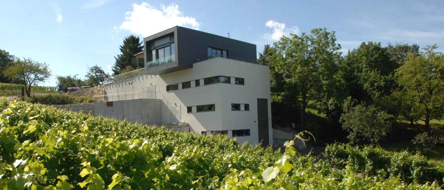 Gravitationskelter, © Weingut Kusterer Gravitationskelter, © Weingut Kusterer