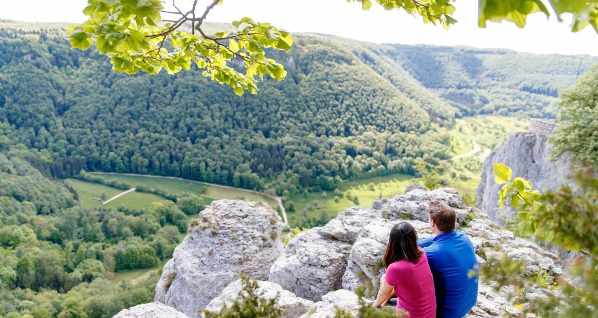 Aussicht am Reußenstein, © Landkreis Göppingen Aussicht am Reußenstein, © Landkreis Göppingen