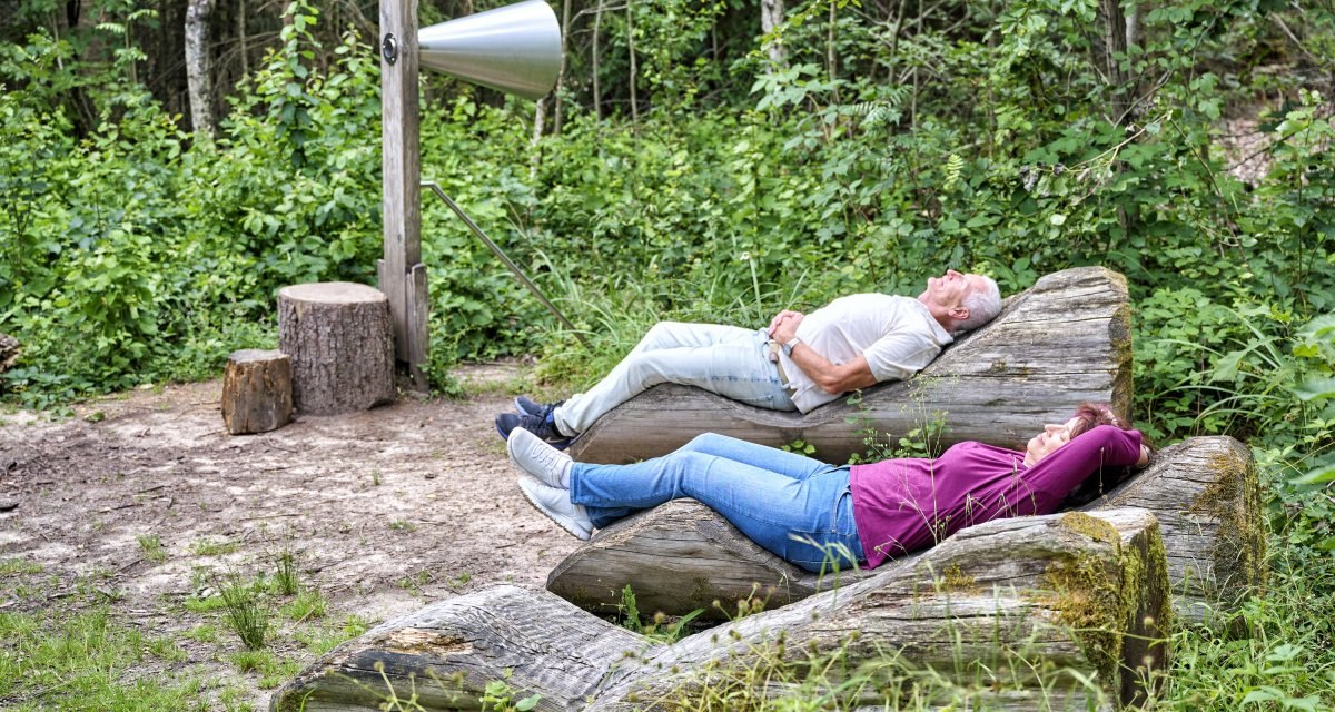 Fuxi-Naturerlebnis-Pfad: Träumerliegen, © Hohenlohe + Schwäbisch Hall Tourismus Fuxi-Naturerlebnis-Pfad: Träumerliegen, © Hohenlohe + Schwäbisch Hall Tourismus