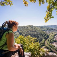 Panorama auf Geislingen vom Anwandfelsen, &copy; Stadt Geislingen an der Steige
