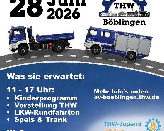 Tag der Offenen T&uuml;r beim Technischen Hilfswerk B&ouml;blingen, &copy; Technisches Hilfswerk B&ouml;blingen