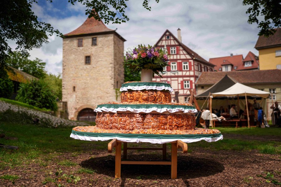Das Kuchen- und Brunnenfest in Schw&auml;bisch Hall., &copy; Michael Kuehneisen