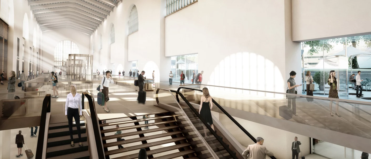 S21 Bonatz-Wandelhalle, © Aldinger und Wolf S21 Bonatz-Wandelhalle, © Aldinger und Wolf