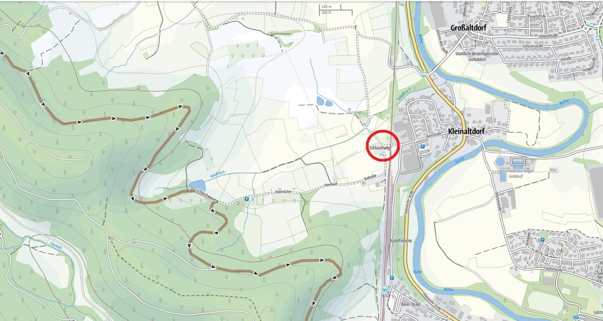 Gaildorf - BikeTour - Sperrung bei Kleinaltdorf, © Stadt Gaildorf