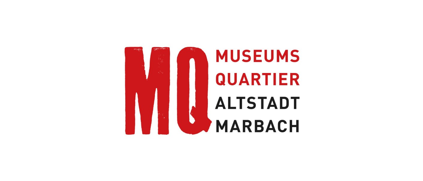 Logo des Museumsquartiers Marbach am Neckar mit roten Buchstaben MQ und schwarzem Text: Museums Quartier Altstadt Marbach., © Marbach am Neckar Logo des Museumsquartiers Marbach am Neckar mit roten Buchstaben MQ und schwarzem Text: Museums Quartier Altstadt Marbach., © Marbach am Neckar
