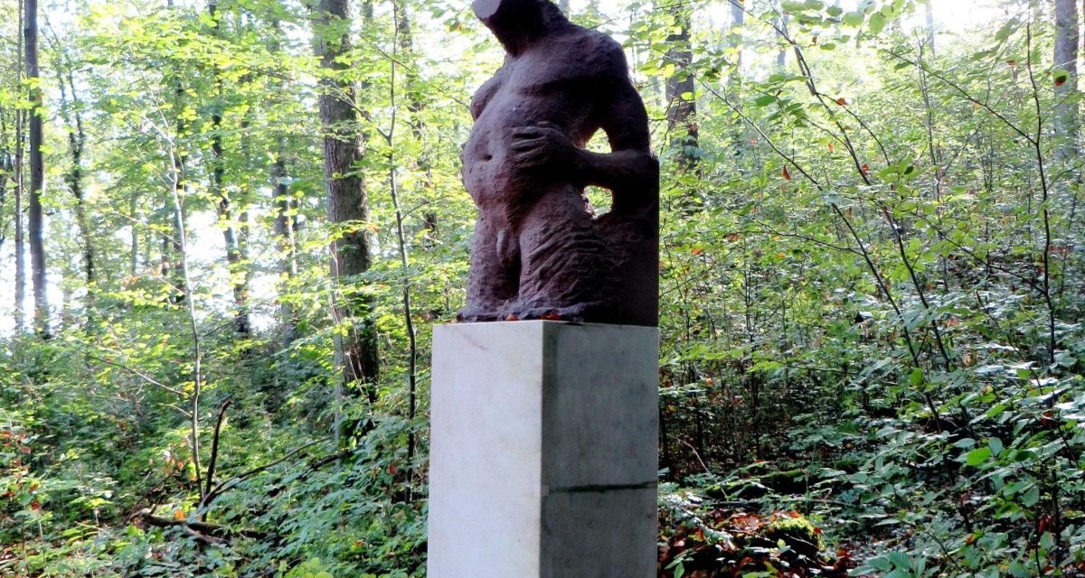 Skulptur auf dem Weg zur Mitte von Baden-W&uuml;rttemberg, &copy; Schw&auml;bischer Albverein, Ortsgruppe B&ouml;blingen