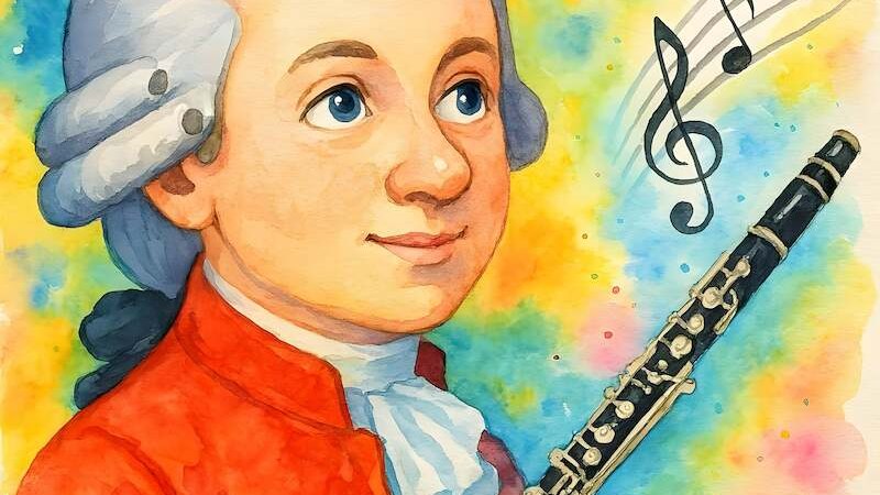Mozarts Zauberklarinetten &ndash; Ein musikalisches M&auml;rchen, &copy; KI-generiert