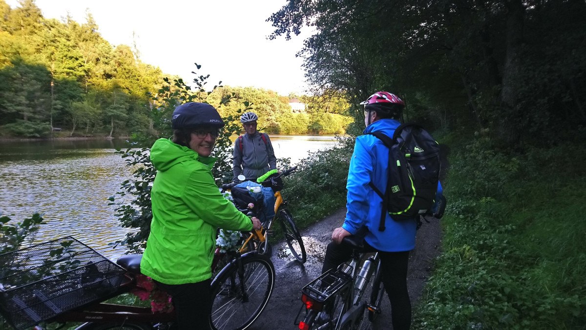 Radfahrer am Bärensee, © Natur.Nah. Schönbuch & Heckengäu