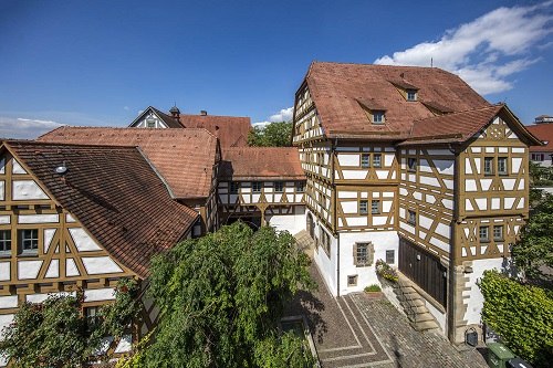 Rathaushof mit Blick auf das Hornmoldhaus, &copy; A. Mende