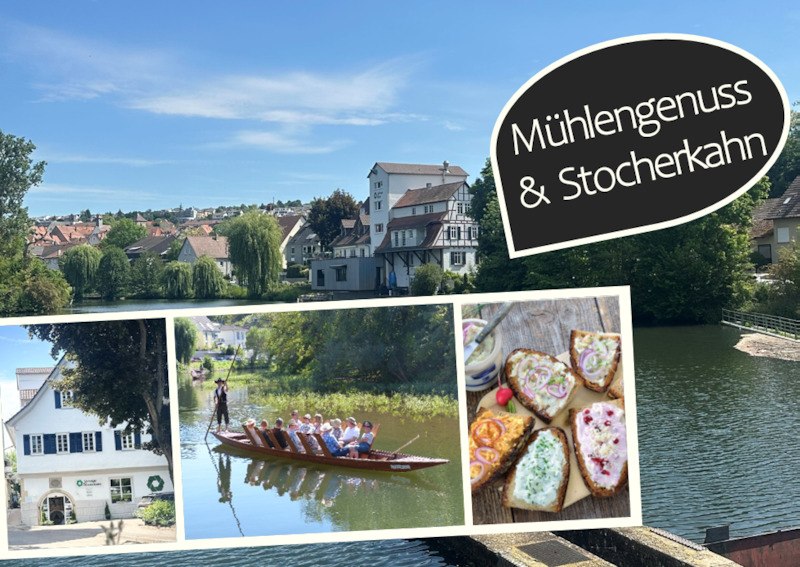 Mühlengenuss und Stocherkahn, © Stadtverwaltung Vaihingen an der Enz