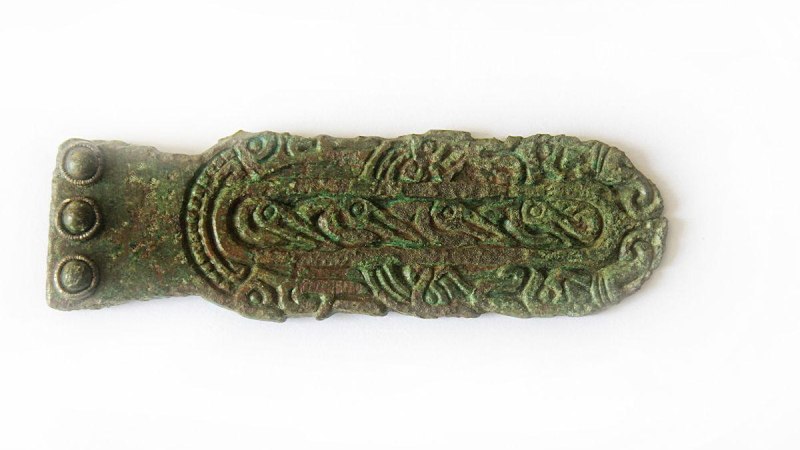 Flechtband aus dem Frühmittelalter, © Denkmalschutz