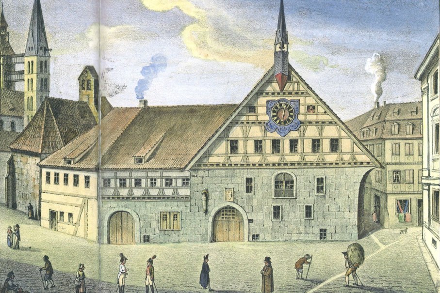 Katharinenspital Litographie 1825, &copy; Stadtarchiv Esslingen