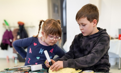 Workshop: Vater und Kind in Ludwigsburg, © Kunstschule Labyrinth Workshop: Vater und Kind in Ludwigsburg, © Kunstschule Labyrinth