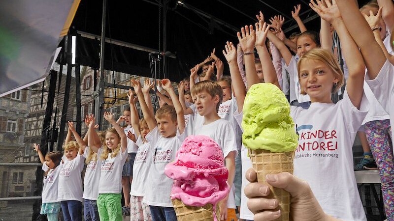Die Kinderkantorei singt, © Große Kreisstadt Herrenberg