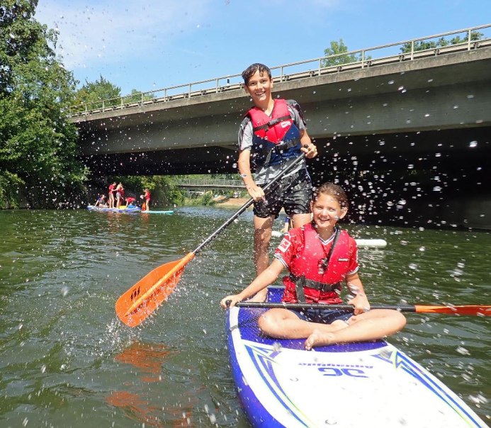 Sommerferienprogramm SUP für Kinder, © Die Zugvögel - Kanu-Tours und mehr