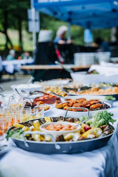 Griechisches Buffet, &copy; Dennis Kuhnle