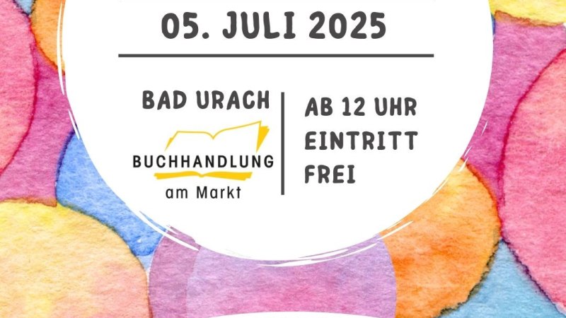 Buntes Bücherfest in und um die Buchhandlung am Markt, © Buchhandlung am Markt Buntes Bücherfest in und um die Buchhandlung am Markt, © Buchhandlung am Markt