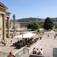 Schlossplatz Stuttgart, &copy; Hotel M&ouml;hringer Hof