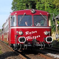 Schienenbus Roter Flitzer, &copy; Gerhard Huck