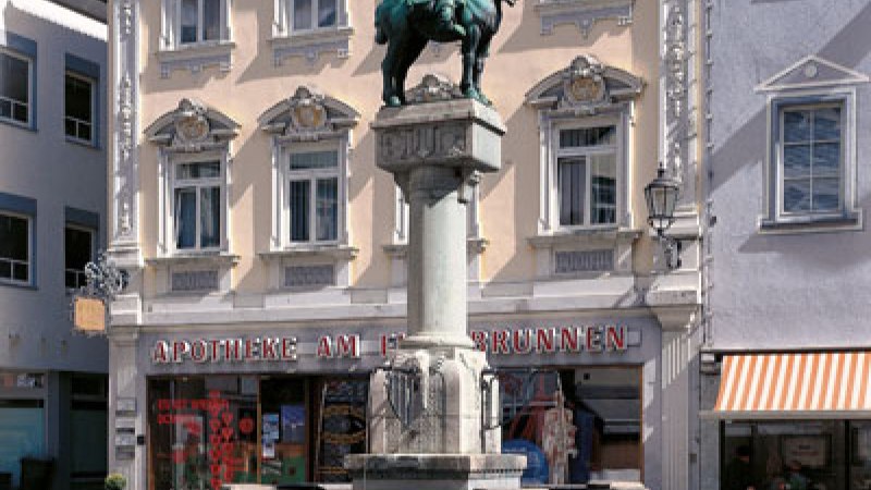 Postmichelbrunnen in Esslingen am Neckar, © EST Postmichelbrunnen in Esslingen am Neckar, © EST