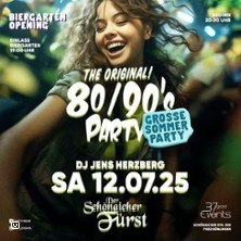 The Original 80s & 90s Party im Fürst!, © links im Bild The Original 80s & 90s Party im Fürst!, © links im Bild