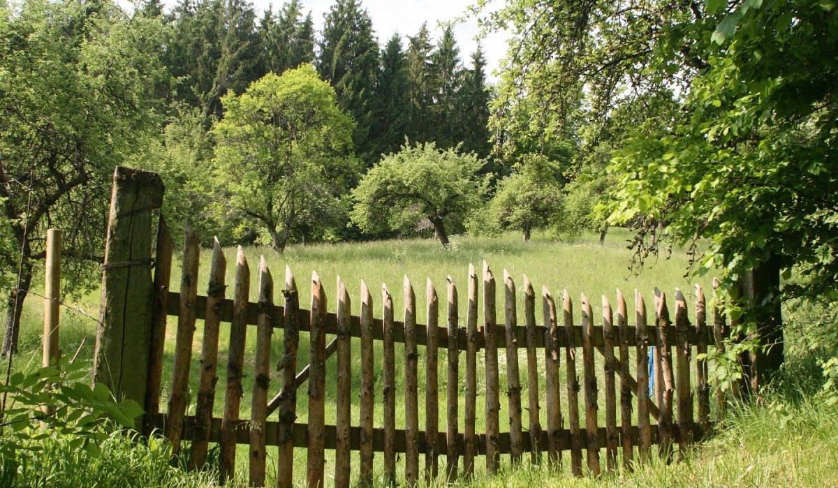 Zaun am Kirgelaufgang - Rundwanderweg 1, © Petra Natzkowski Zaun am Kirgelaufgang - Rundwanderweg 1, © Petra Natzkowski