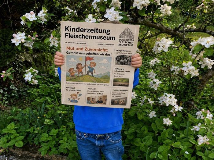 Foto Kinderzeitung im Fleischermuseum, © Stadt Böblingen, Amt für Kultur / Deutsches Fleischermuseum Foto Kinderzeitung im Fleischermuseum, © Stadt Böblingen, Amt für Kultur / Deutsches Fleischermuseum