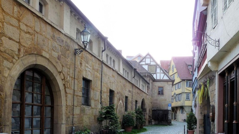Blick entlang der Webergasse, © Denkmalschutz Blick entlang der Webergasse, © Denkmalschutz