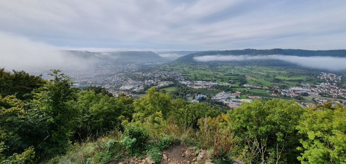 Ausblick vom Kuhfelsen, © Landkreis Göppingen Ausblick vom Kuhfelsen, © Landkreis Göppingen