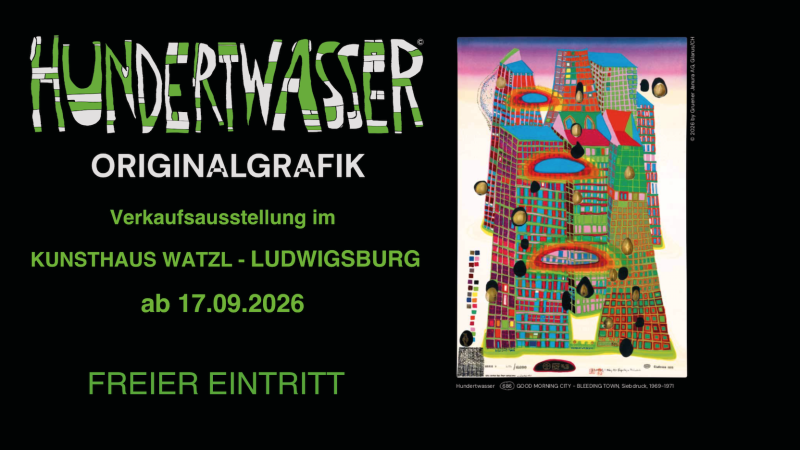 Hundertwasser Grafikausstellung, © Kunsthaus Watzl Hundertwasser Grafikausstellung, © Kunsthaus Watzl