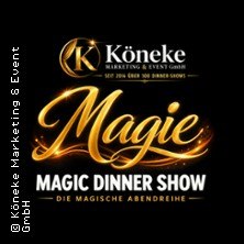 Magic Dinner Show mit 3-Gang-Menü - Die besondere Dinner Show, © links im Bild Magic Dinner Show mit 3-Gang-Menü - Die besondere Dinner Show, © links im Bild