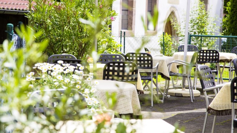 Terrasse Gasthof Zum guten Tr&ouml;pfle, &copy; Korb