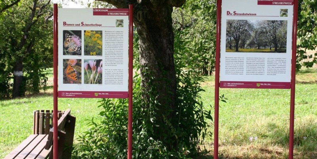 Dornhau Lehrpfad Beschilderung, &copy; Gemeinde Korb