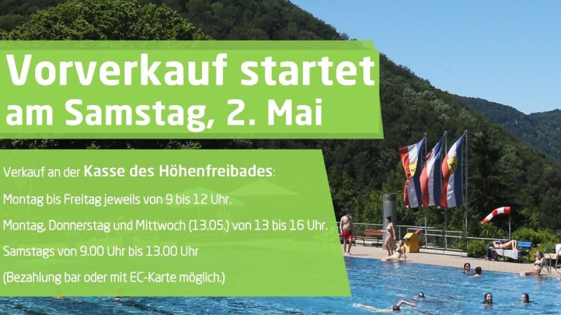 Freibad-Vorverkauf 2026
