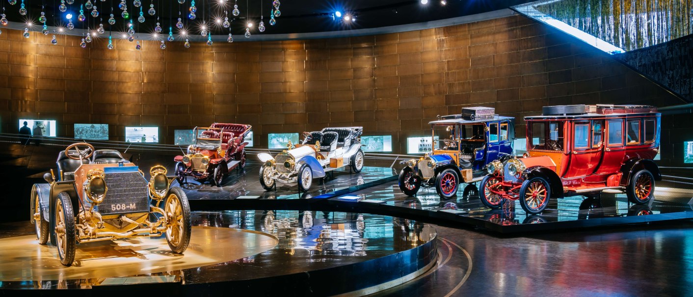 Ausstellung im Mercedes-Benz Museum, © Stuttgart-Marketing GmbH, Thomas Niedermüller