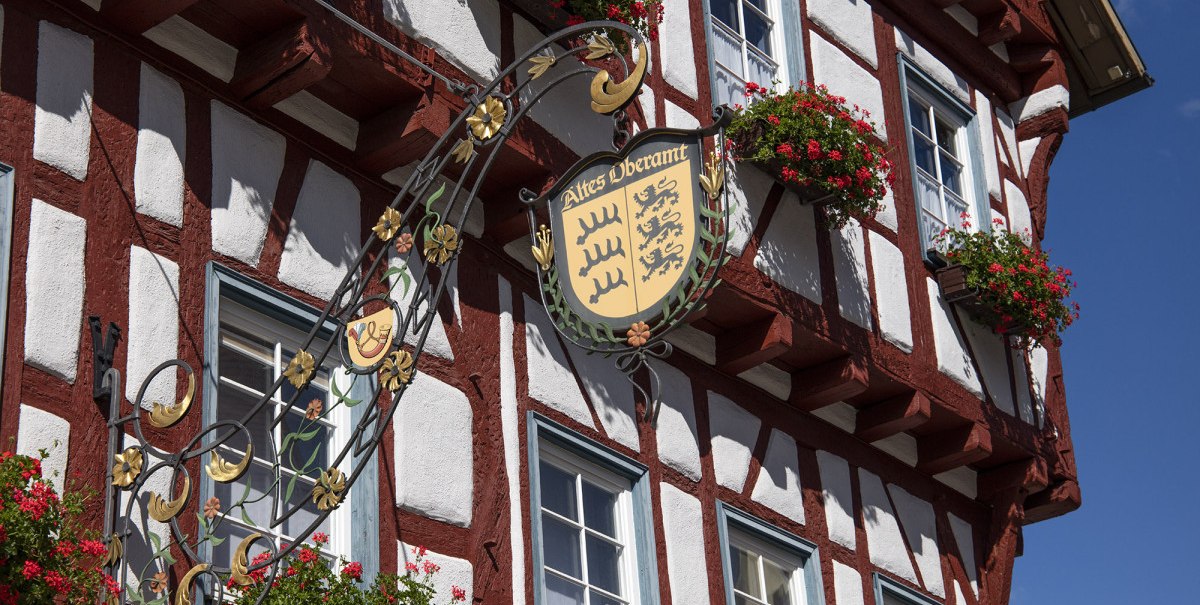 Altes Oberamt am Marktplatz, &copy; Bad Urach Tourismus