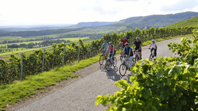Unterwegs auf dem Stromberg-Murrtal-Radweg, © Kraichgau-Stromberg Tourismus Unterwegs auf dem Stromberg-Murrtal-Radweg, © Kraichgau-Stromberg Tourismus